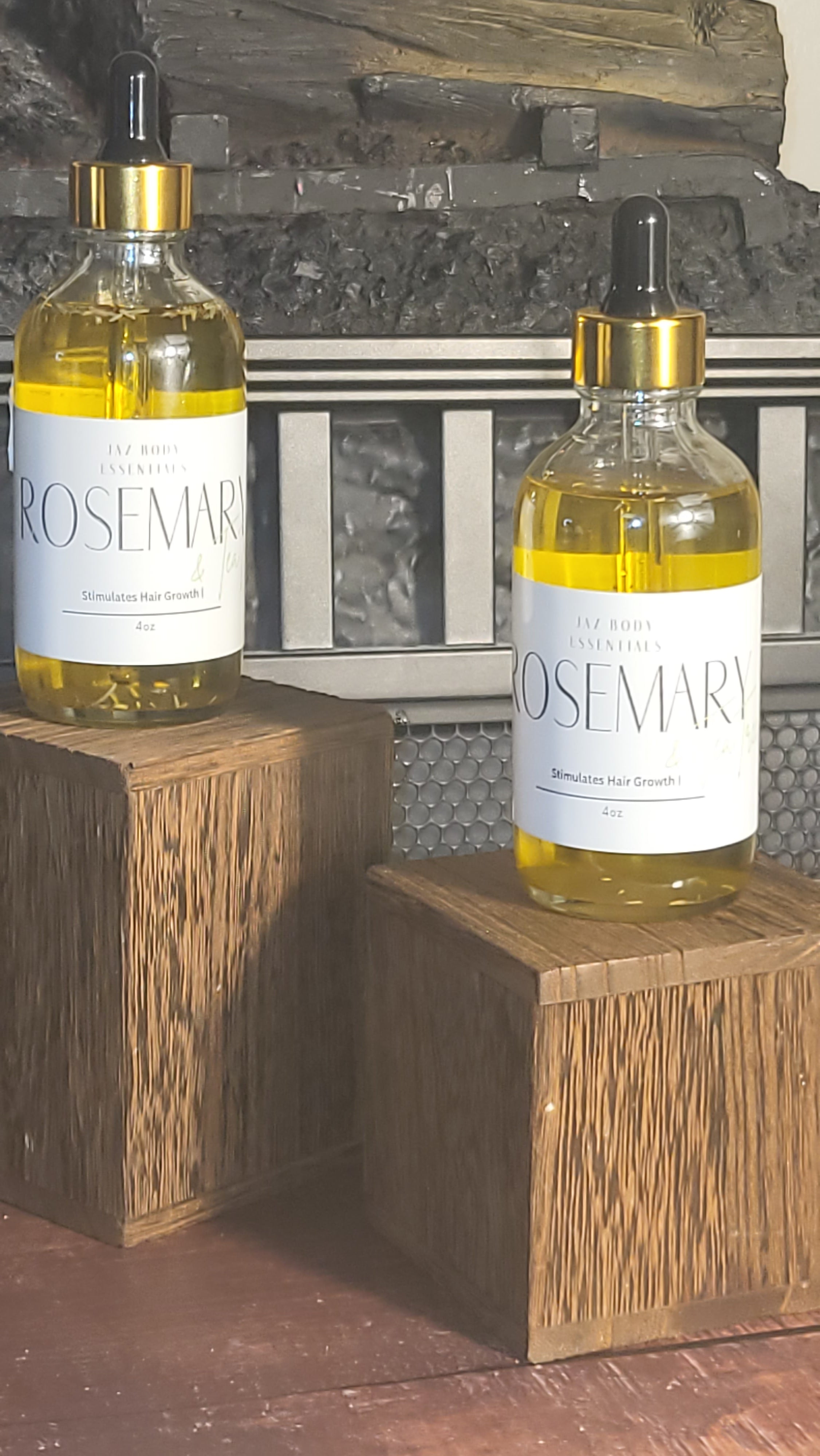 Rosemary and Tea Tree Hair Oil 4oz - JAZ Body Essentials