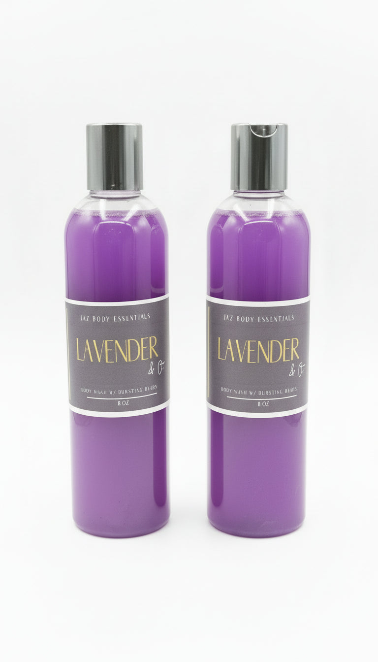 Gel douche à la lavande avec billes éclatantes