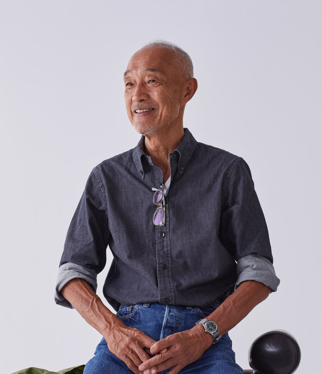 Far East Manufacturing: Oxford shirt in Denim