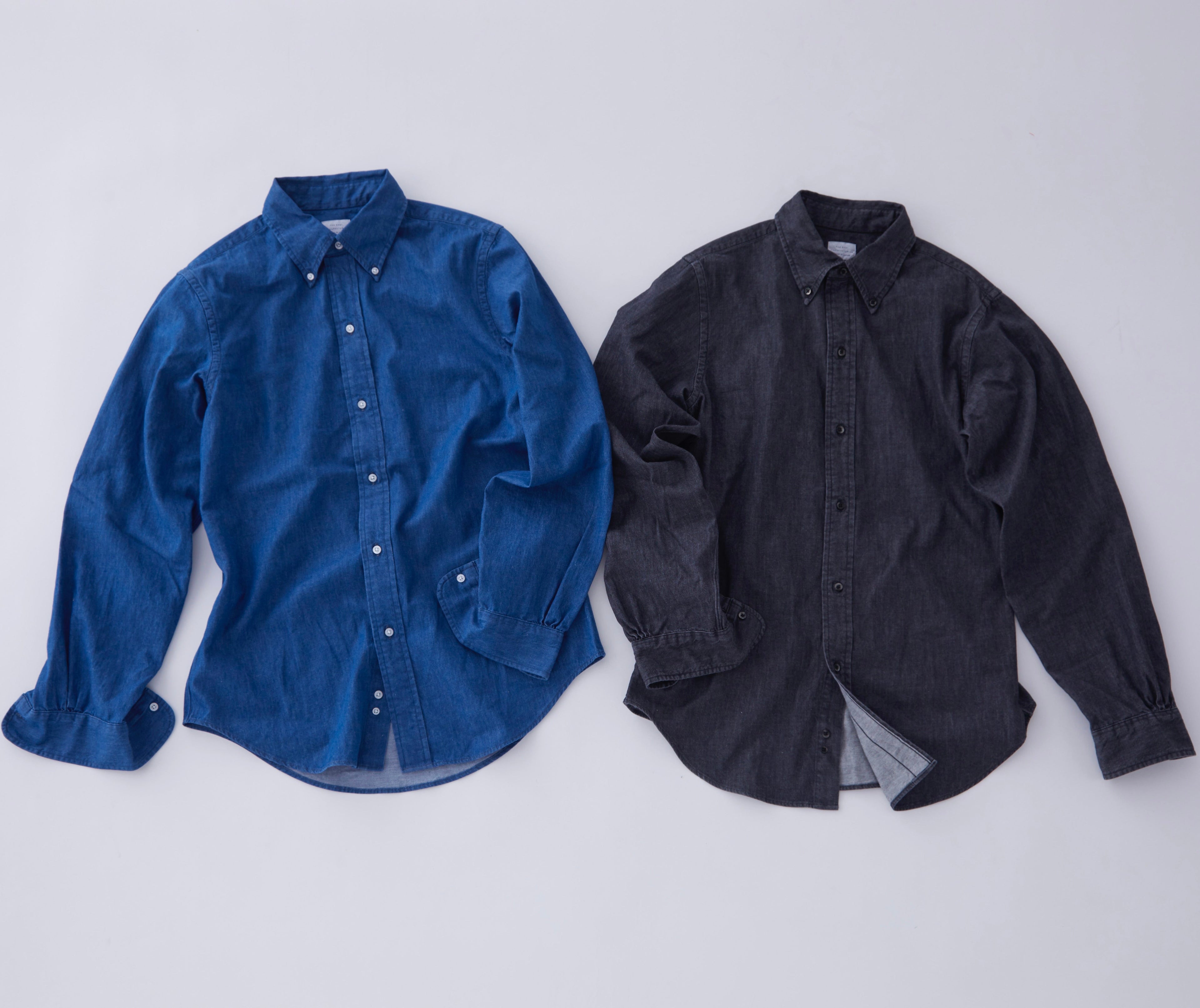 Far East Manufacturing: Oxford shirt in Denim