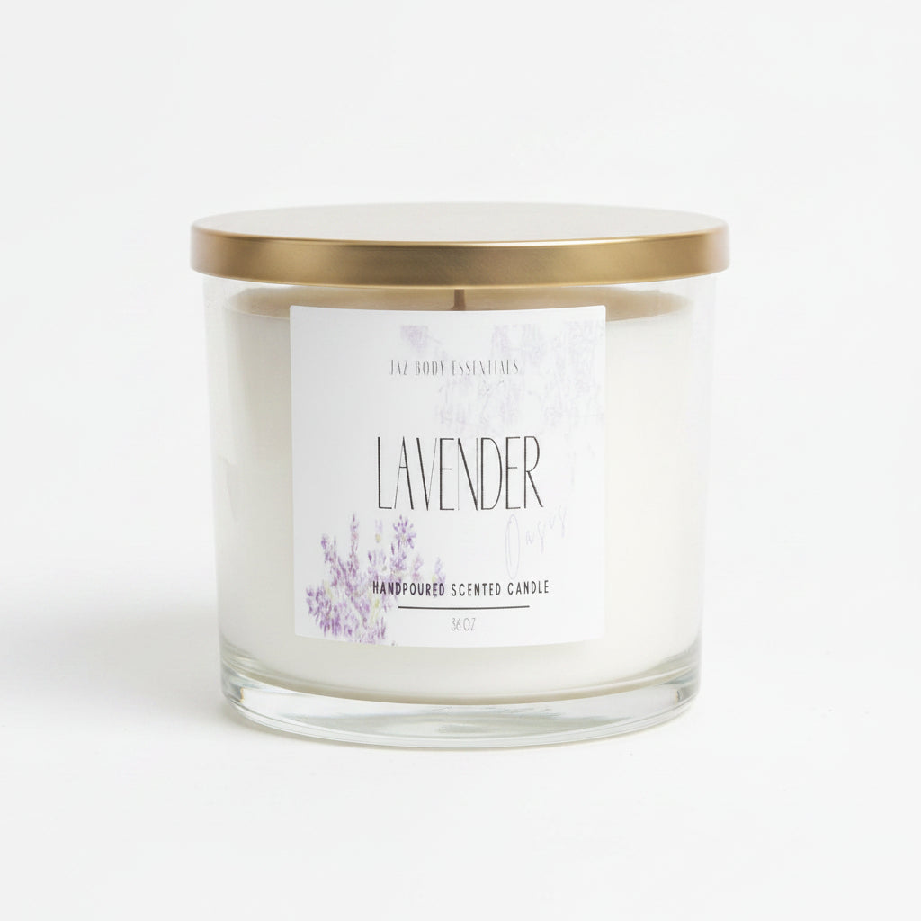 Bougie de 1 kg (36 oz) à 4 mèches, parfum Pêche et Prosecco