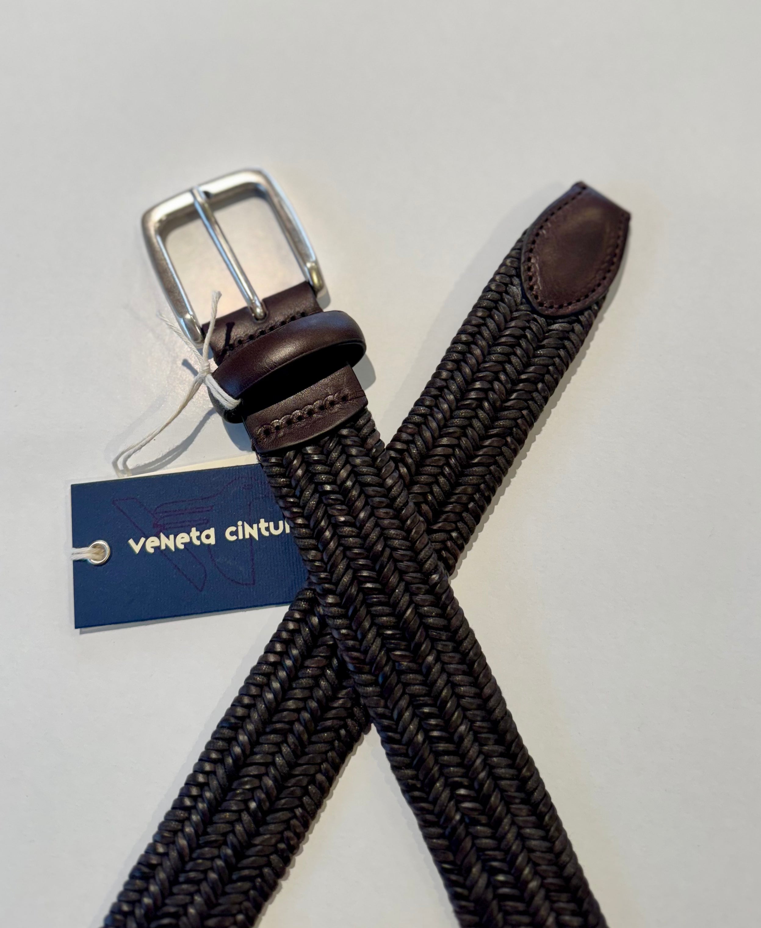 Veneta Cinture: Stretch leather belt