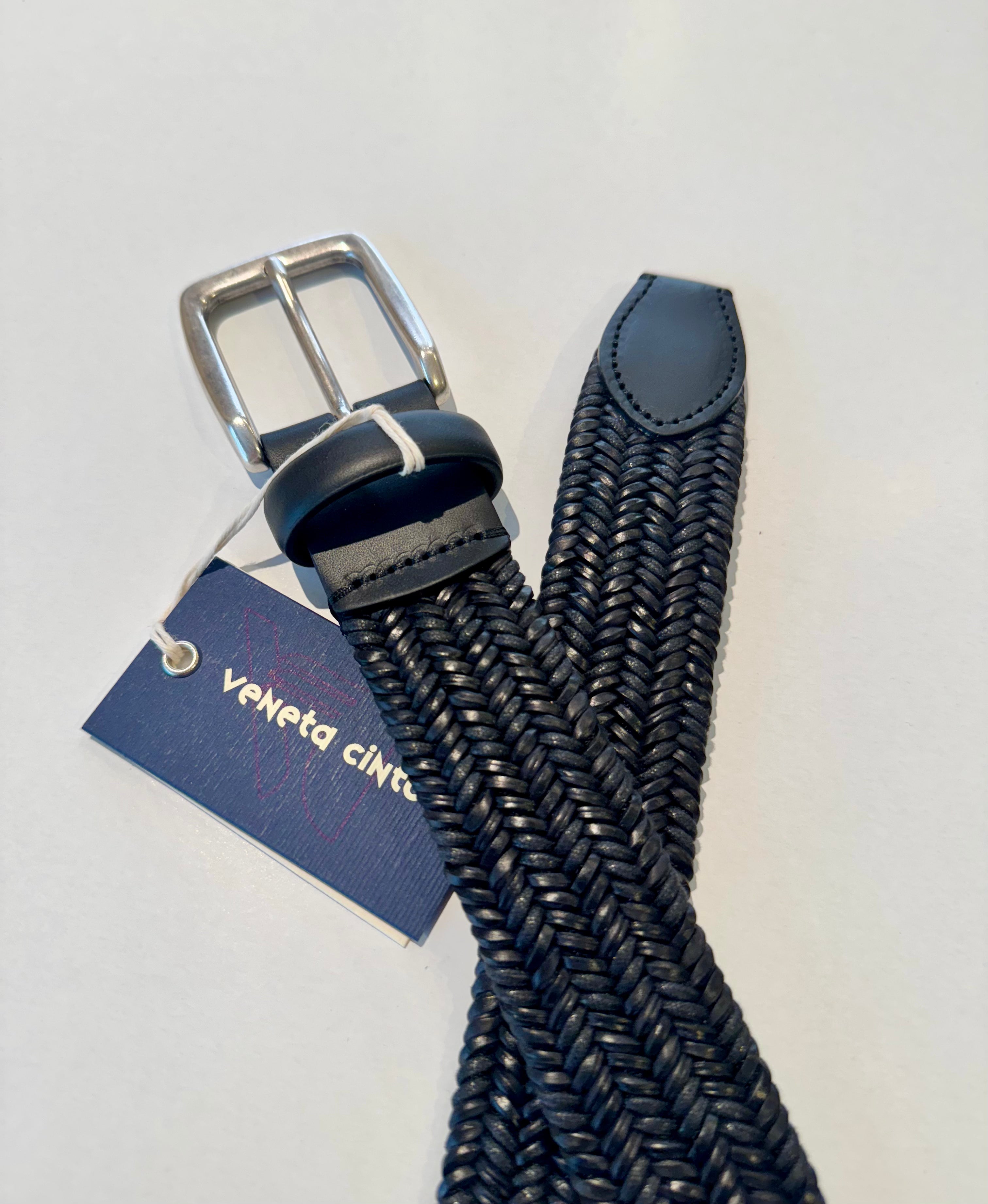 Veneta Cinture: Stretch leather belt