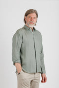 XACUS:  Legacy Shirt. Linen, Garment Died