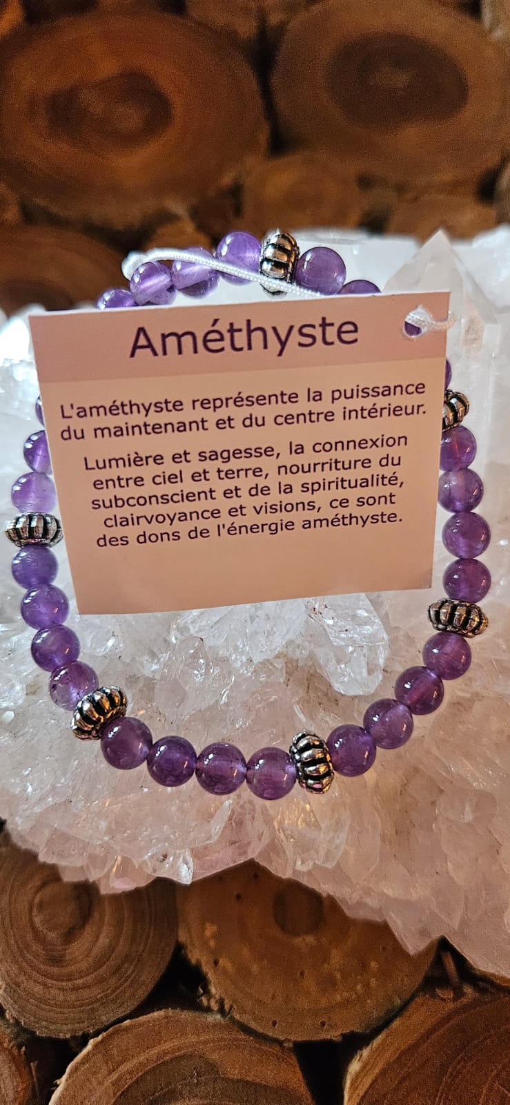 Amethyst Armband 6mm und 8mm für innere Ruhe und Balance Spirit Place Winterthur Schweiz