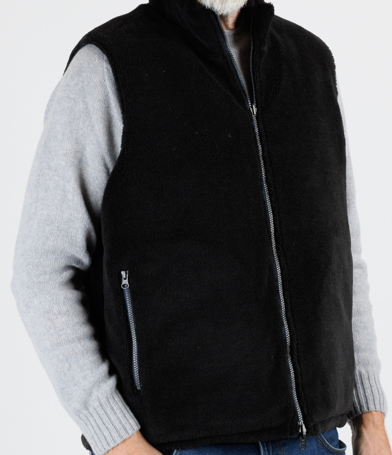 Taion:  Military Reversable "High neck" down vest