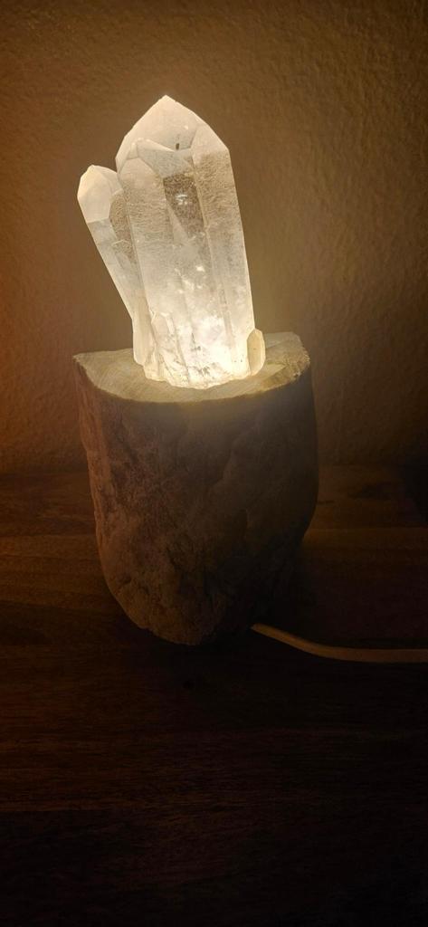 Baryt-Steinlampe (Unikat) - 04