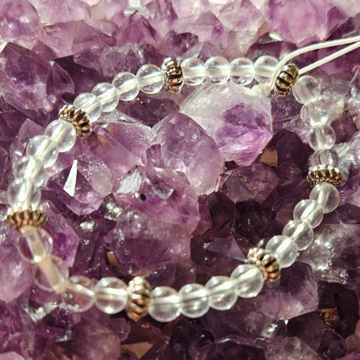 Bergkristall Armband 6mm und 8mm