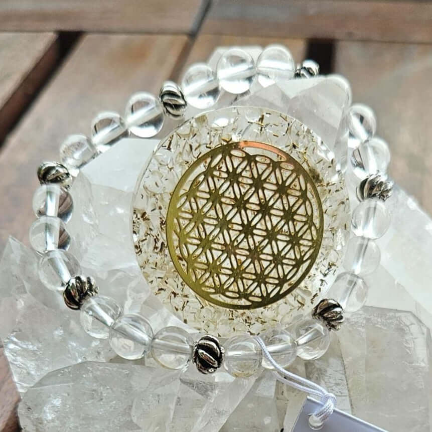 Bergkristall Geschenkset Armband und Energie Stein Klarheit Balance Spirit Place Winterthur Schweiz