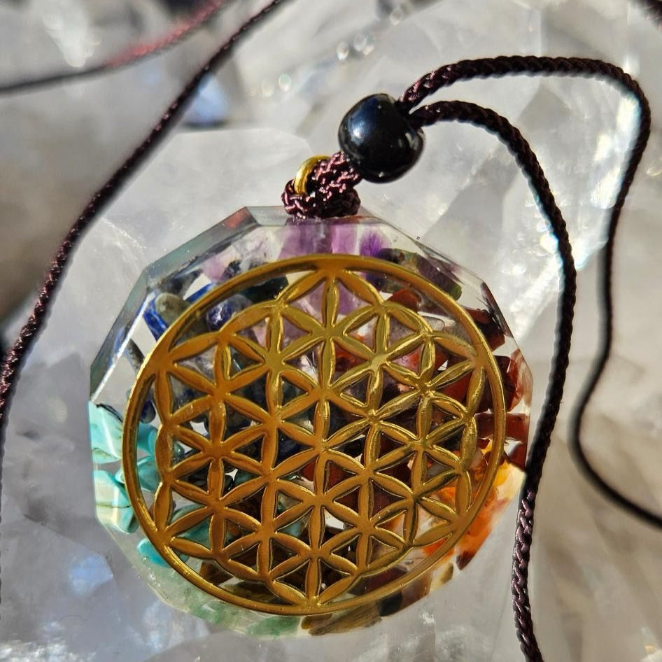Orgon Amulett Blume des Lebens Anhänger Schutz Energie Spirit Place Winterthur Schweiz