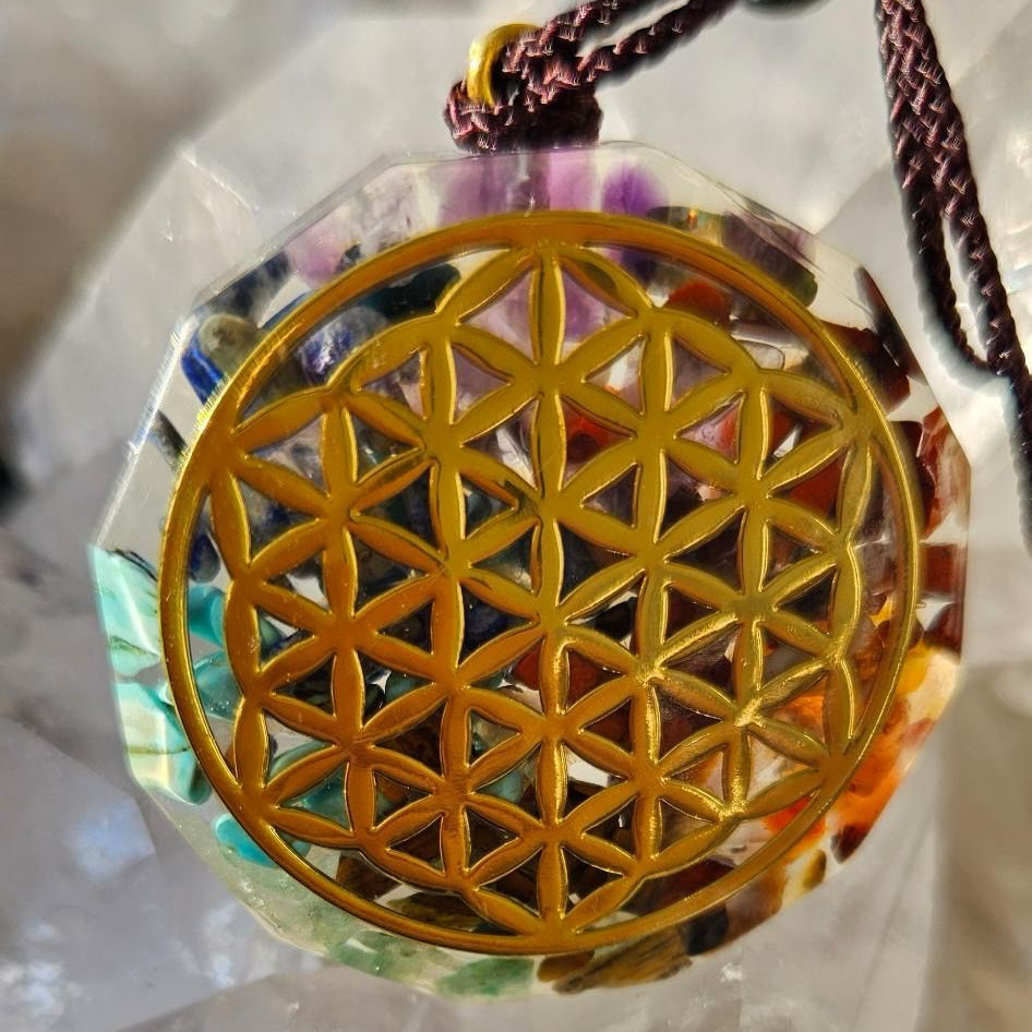 Orgon Amulett Blume des Lebens Anhänger Schutz Energie Spirit Place Winterthur Schweiz