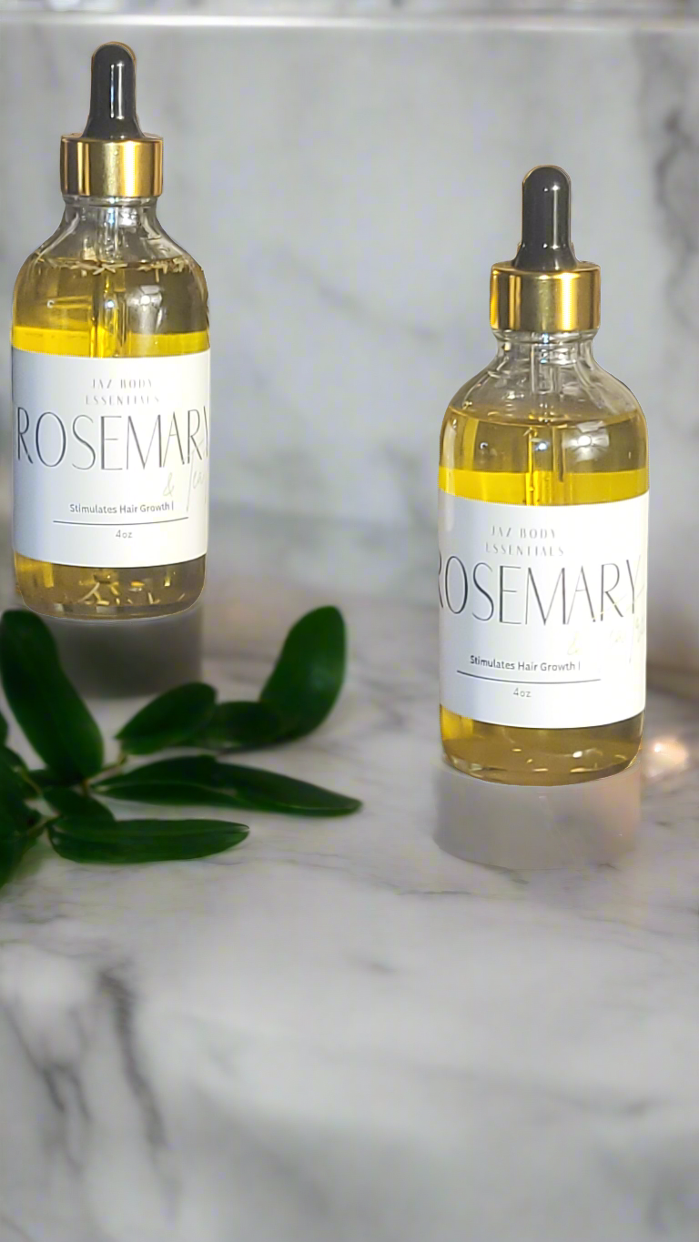 Rosemary and Tea Tree Hair Oil 4oz - JAZ Body Essentials
