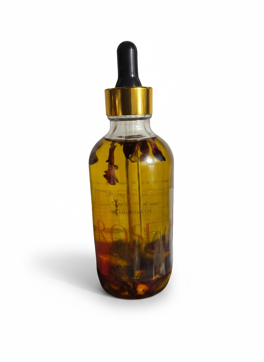 Rose Infused Body Oil 4oz - JAZ Body Essentials