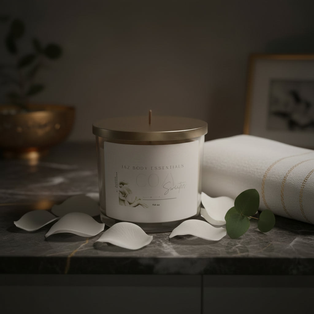 Bougie de 1 kg (36 oz) à 4 mèches, parfum Pêche et Prosecco