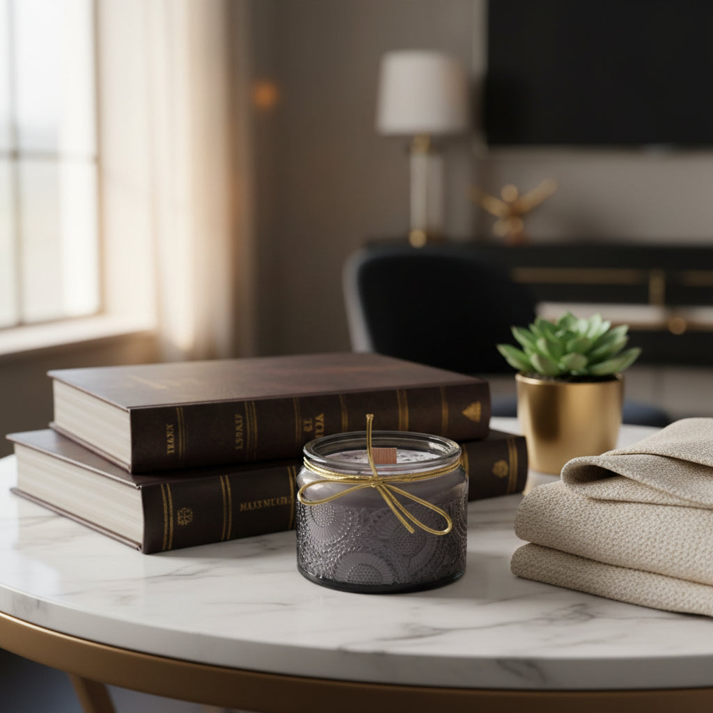 Simply Lavender Soy Aromatherapy Candle - JAZ Body Essentials