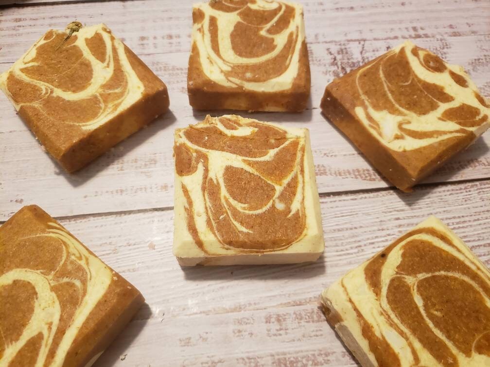 Turmeric Ginger & Honey Soap Bar 4oz - JAZ Body Essentials