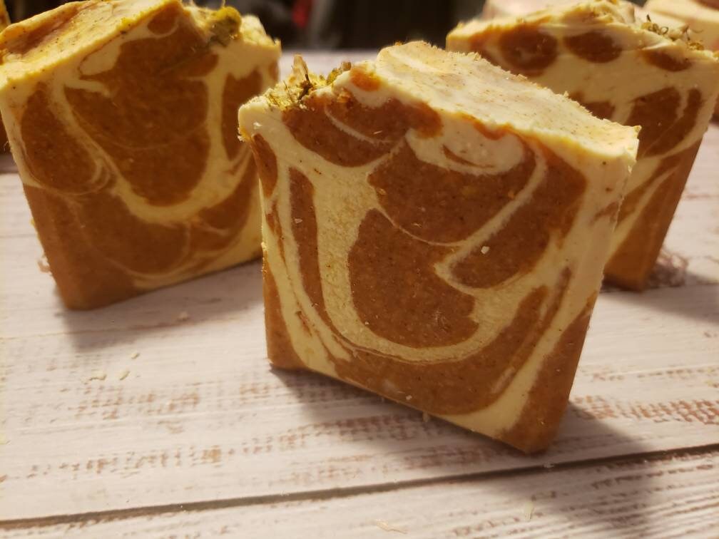 Turmeric Ginger & Honey Soap Bar 4oz - JAZ Body Essentials