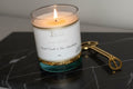 Lux Scented Gold Flakes handmade Candle - JAZ Body Essentials