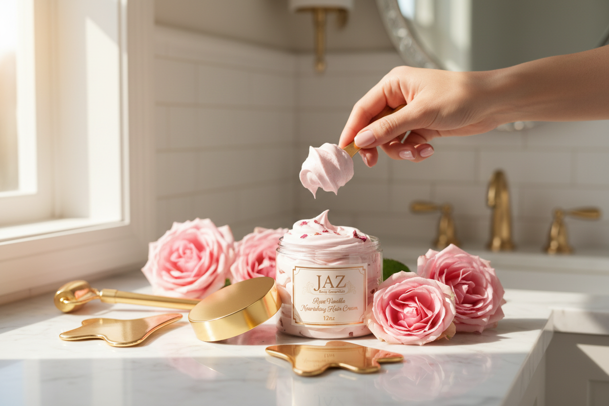 Crème capillaire nourrissante Herbal Silk 12oz
