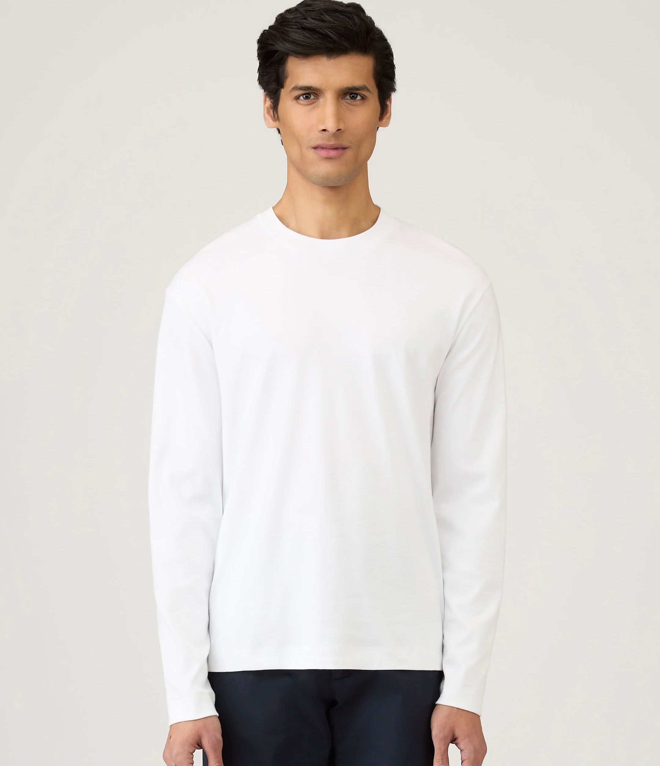 Sunspel: Long Sleeve Heavy Weight T-shirt