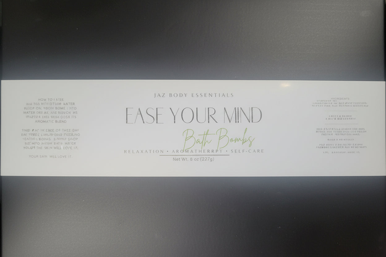 Ease Your Mind Fizzy Bath Bombs