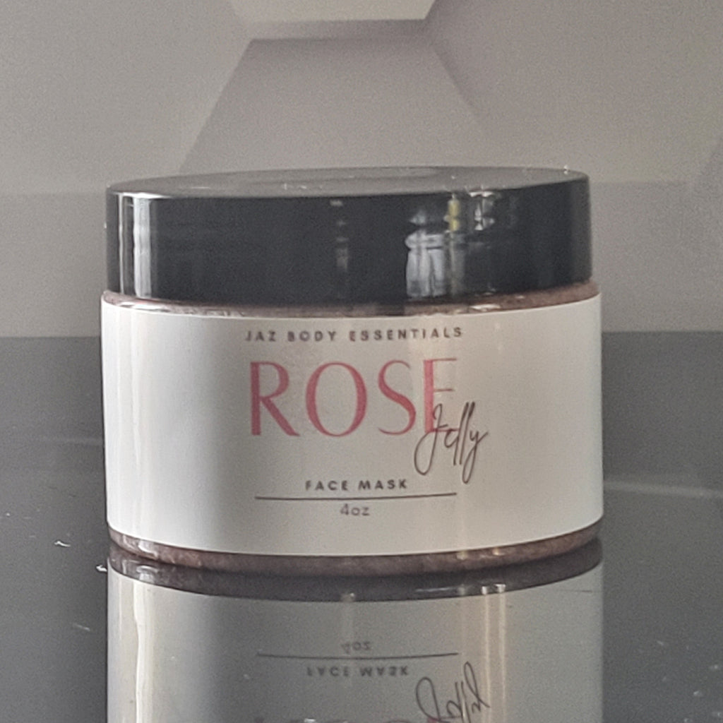 Rose Jelly Face Mask 4oz - JAZ Body Essentials