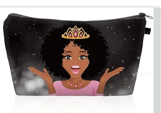 Melanated Women Cosmetic Bag — Afrocentric & Affirmation Styles