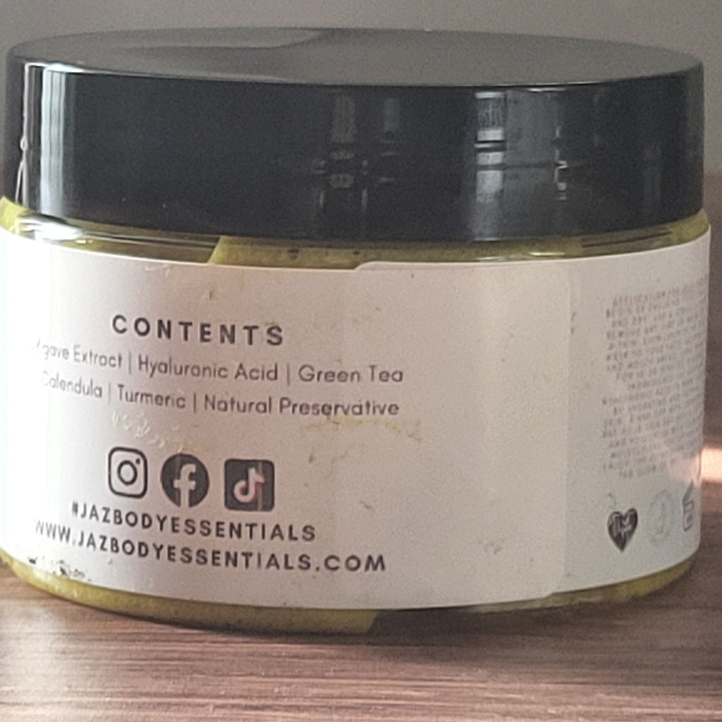 Turmeric Jelly Face Mask 4oz - JAZ Body Essentials