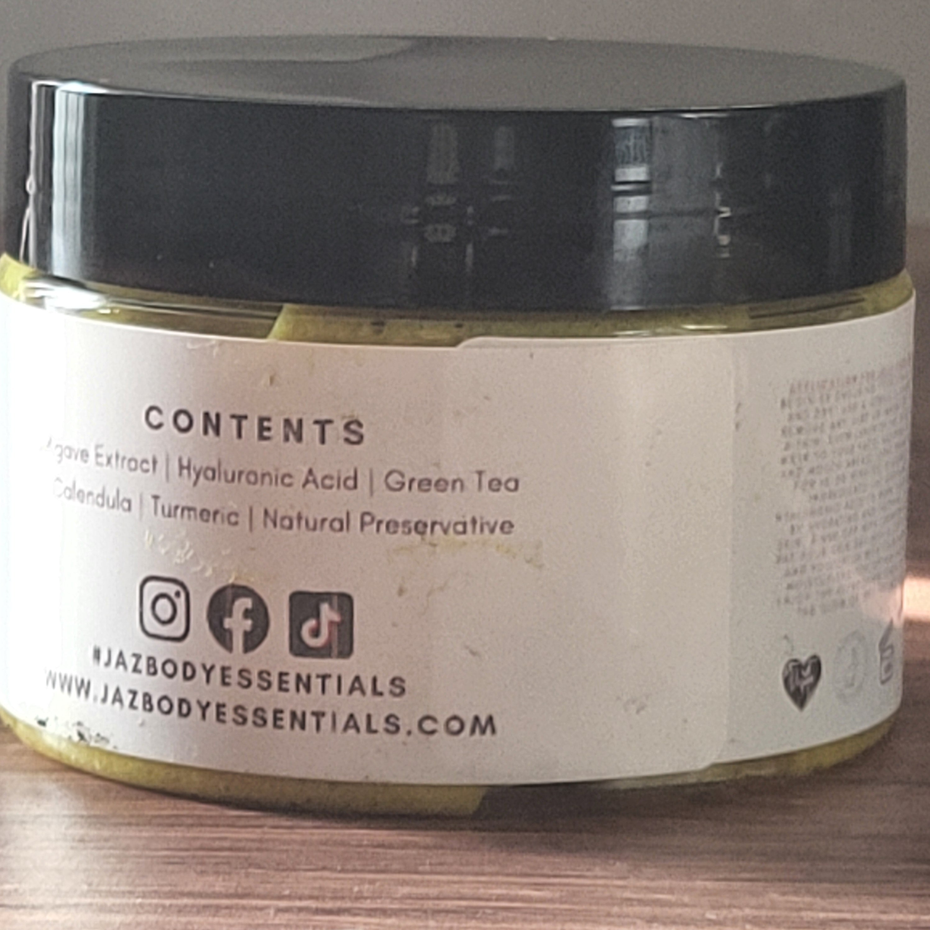Turmeric Jelly Face Mask 4oz - JAZ Body Essentials