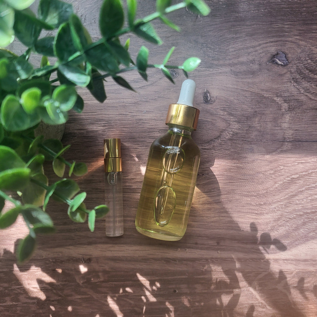 Coconut Cream & Vanilla Bourbon Latte Body Oil & Perfume Set - JAZ Body Essentials