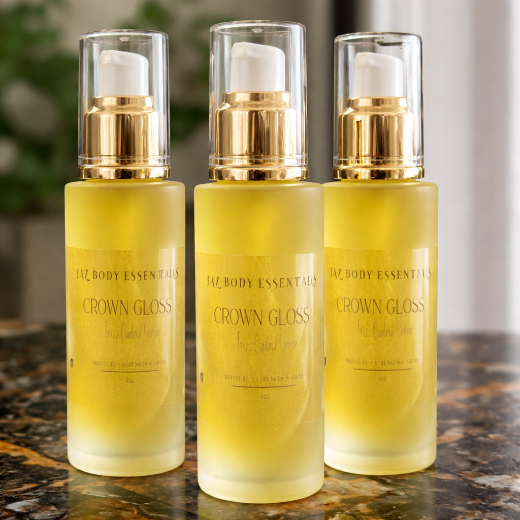 Sérum anti-frisottis Crown Gloss, sérum capillaire anti-frisottis aux huiles nourrissantes